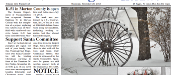 Official Newspaper of Stevens County Kansas