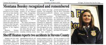 Official Newspaper of Stevens County