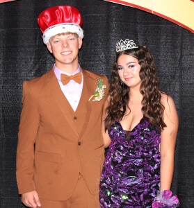 The Hugoton High School 2024 Prom King and Queen are Weston Johnson and Kaylee Nix. Photo courtesy of USD 210.