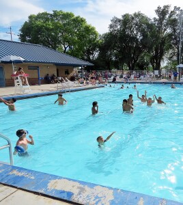 Friday afternoon, the USD 210 invited parents and students to meet the New Teachers in the District at the city park. Teachers handed out the school supply list to the excited students and their families. They topped off the day with cool and refreshing evening swim.