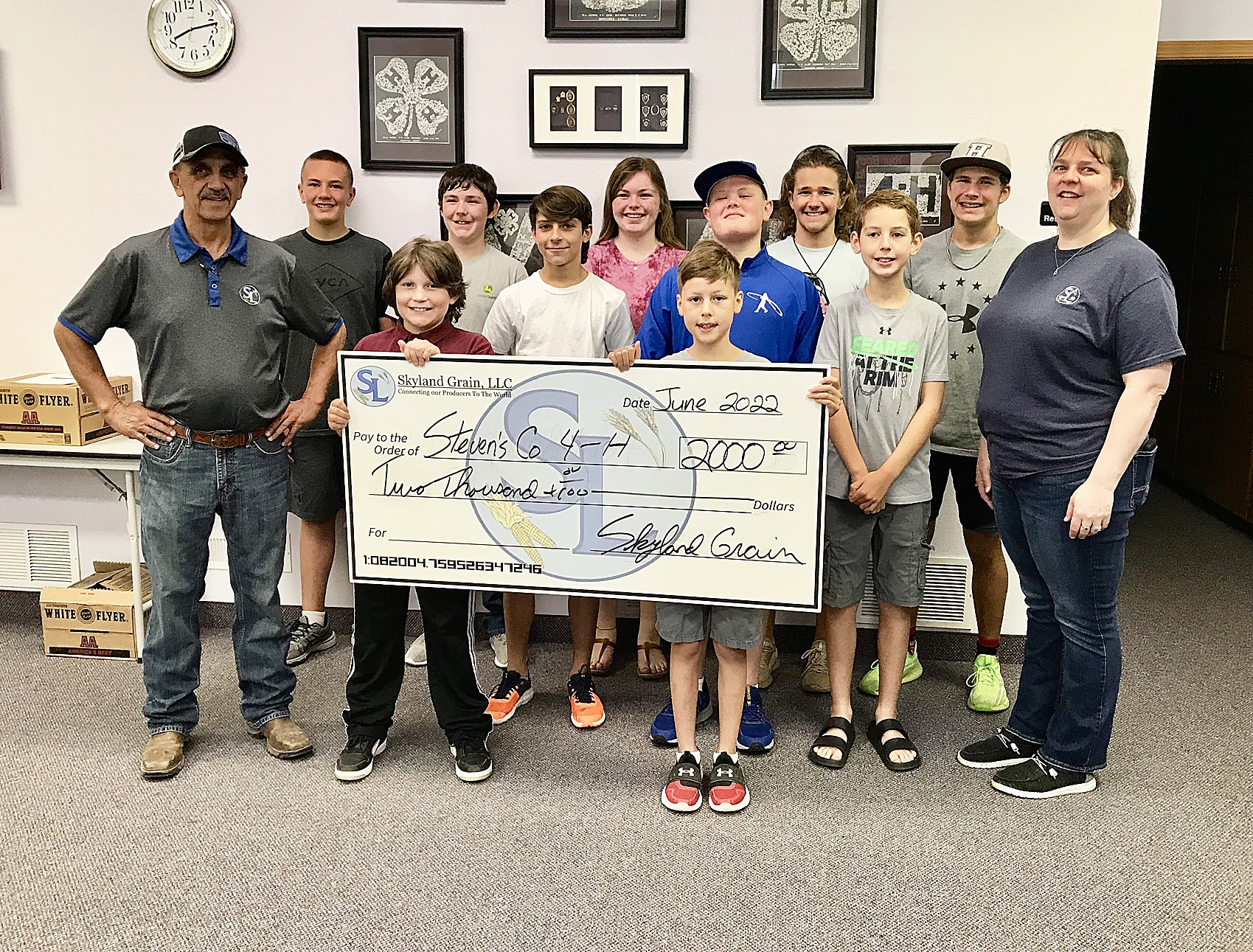 4-H shooting donation